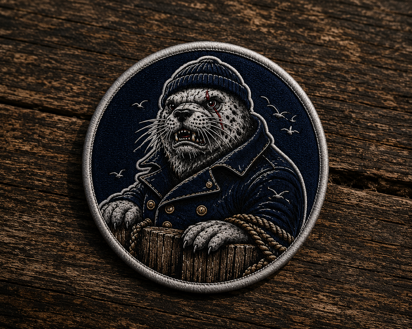 Embroidered Portland Pounder archive patch
